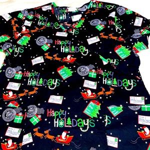 Scrub Christmas theme